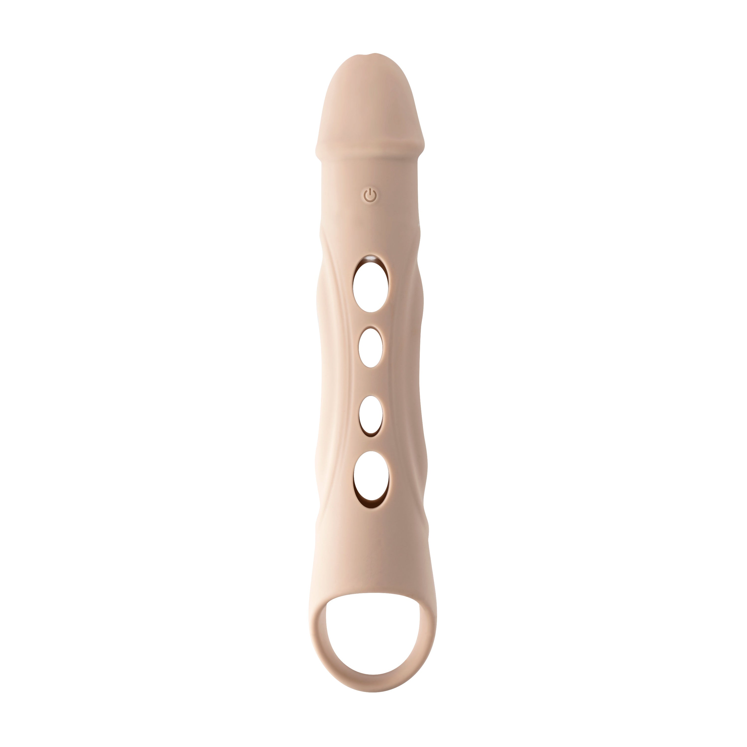 Zero Tolerance Big Boy 8 Inch Insertable Penis Extender with Remote Control Beige > Sex Toys For Men > Penis Sleeves