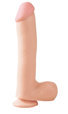 Basix Rubber Works 10 Inch Dong with Suction Cup Silicone Dildo > Dildos > Large Dildos