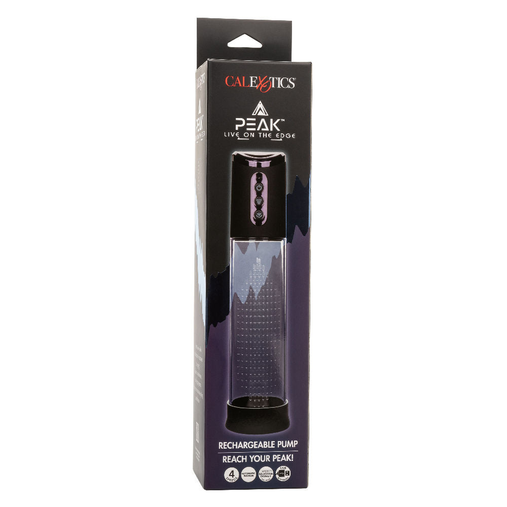 Peak Rechargeable Penis Pump with Powerful Automatic Suction Black PUMPS Male Electric