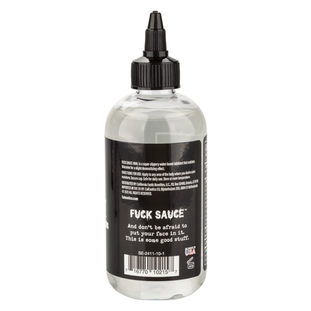 Fuck Sauce Anal Numbing Lubricant 8 Fl Oz Speciality Lubricants