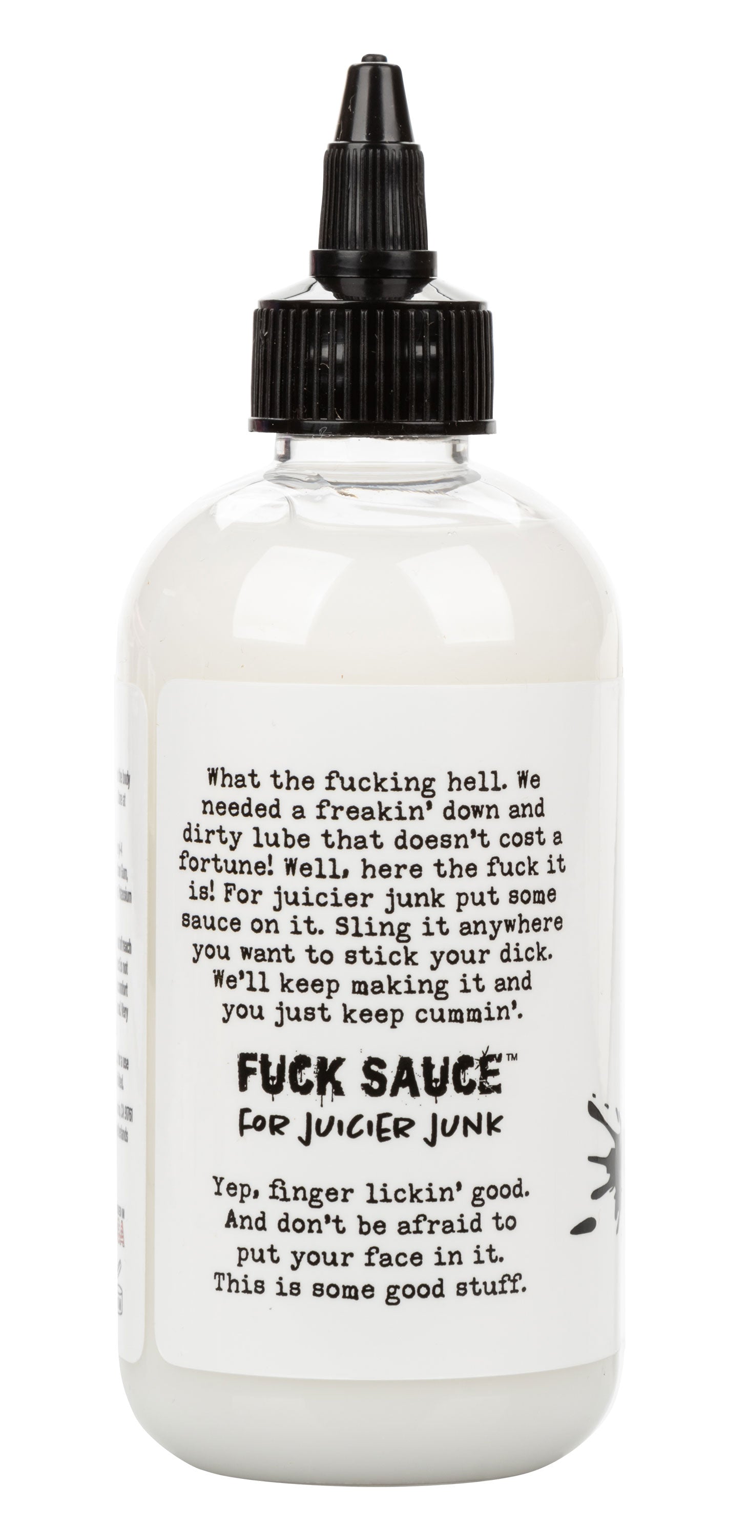 Fuck Sauce Cum Scented Personal Lubricant White Water-Based 8 fl. oz Speciality Lubricants