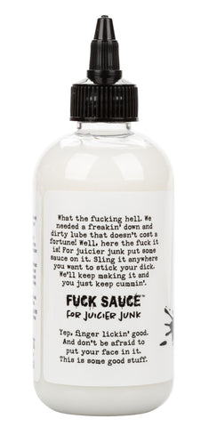 Fuck Sauce Cum Scented Personal Lubricant White Water-Based 8 fl. oz Speciality Lubricants