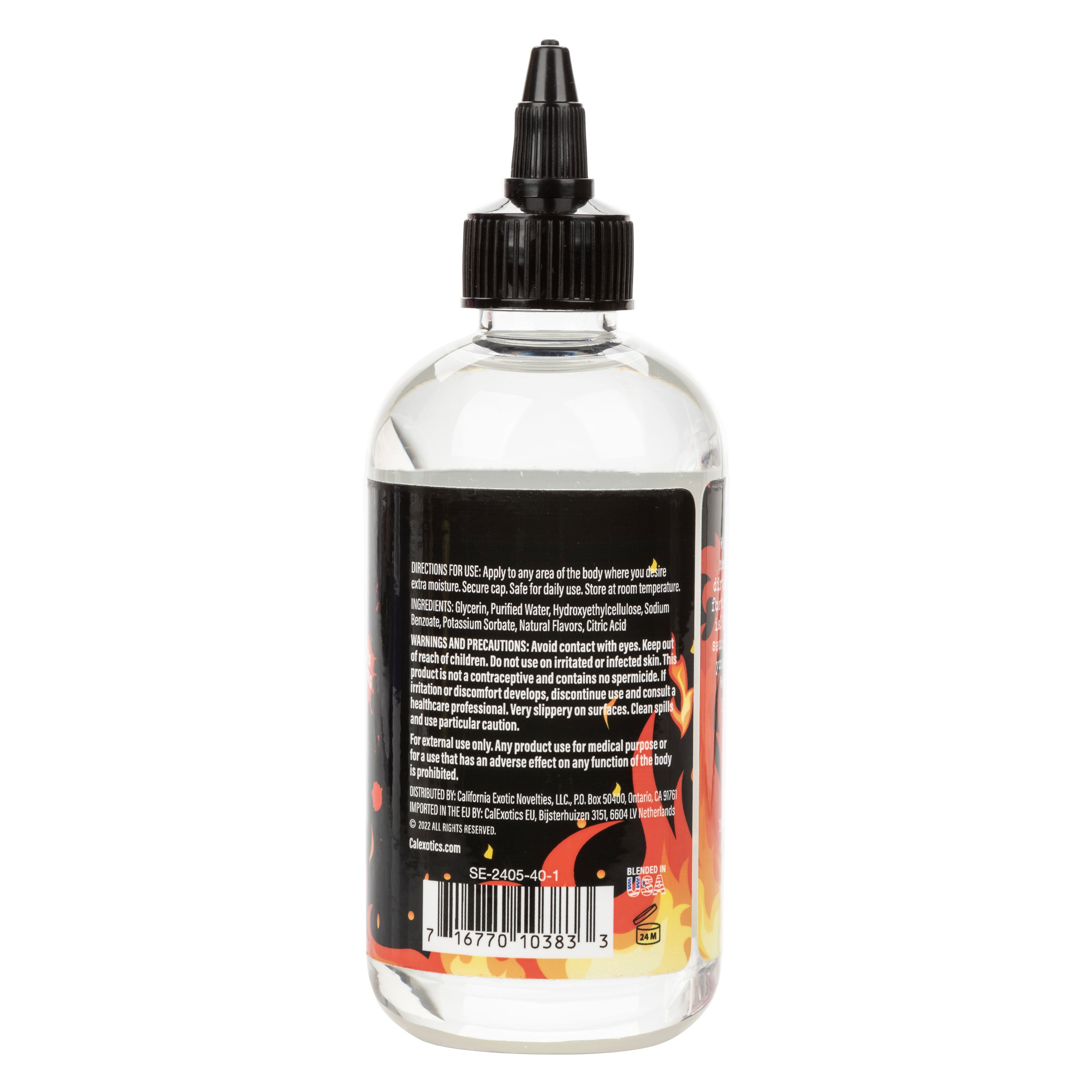 Fuck Sauce Hot Extra Warming Personal Lubricant Cinnamon Flavored Water-Based Lube 8 fl. oz Speciality Lubricants