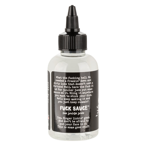 Fuck Sauce Slick Super Slippery Silicone Lubricant 4 fl. oz Clear Bottle Silicone Lubricant
