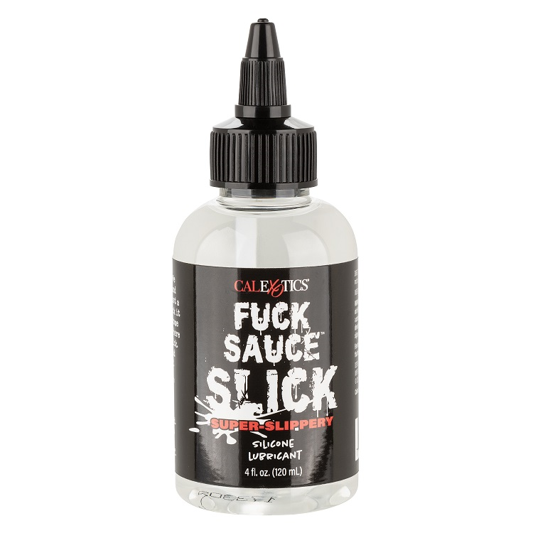 Fuck Sauce Slick Super Slippery Silicone Lubricant 4 fl. oz Clear Bottle > Lube > Silicone