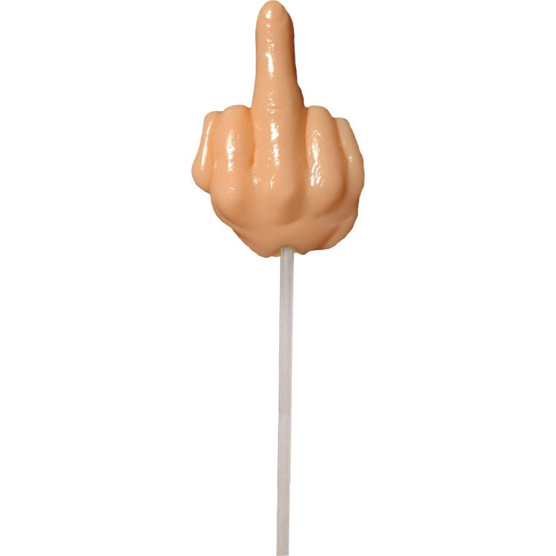 Fuck You Finger Fucker Lollipop – Butterscotch Flavored Edible > Novelties > Candy & Edible Items