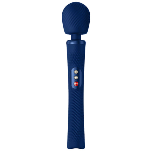Fun Factory VIM Midnight 31.3 cm USB Rechargeable Massager Wand Blue Electric Massager