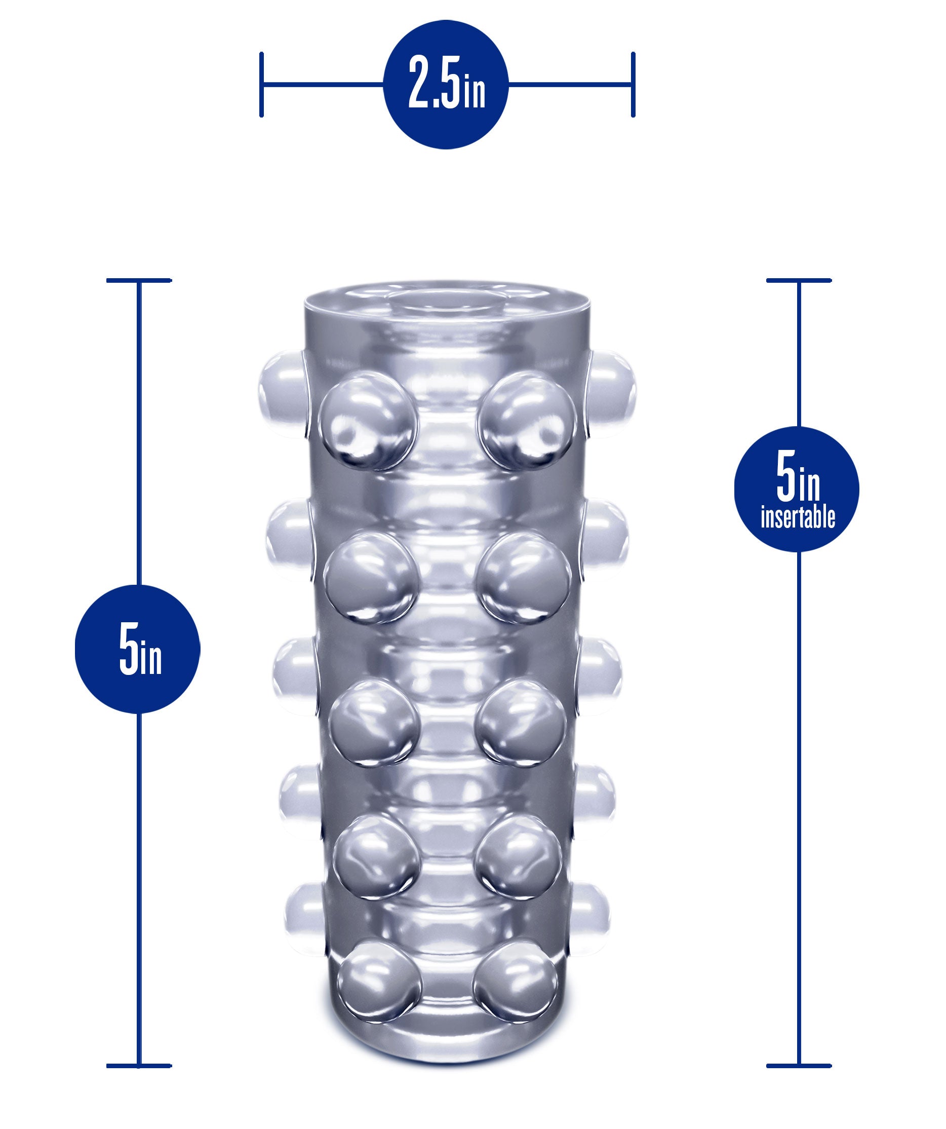 Rize Swich Self Lubricating Clear Stroker Compact Travel > Sex Toys For Men > Masturbators > Manual