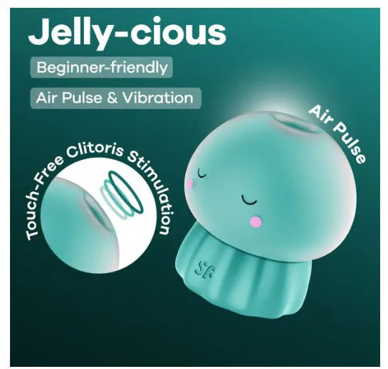 Satisfyer Jelly-Cious – Waterproof Air Pulse and Vibrating Clitoral Stimulator > Sex Toys For Ladies > Air Pulsation