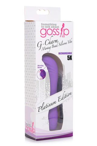 G-Charm Moving G-Spot Mini Vibe in Violet for Intimate Pleasure Vibrators