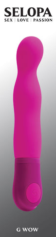 G Wow Pink G-Spot Vibrator with 7 Speeds and Flexible Tip Vibrators