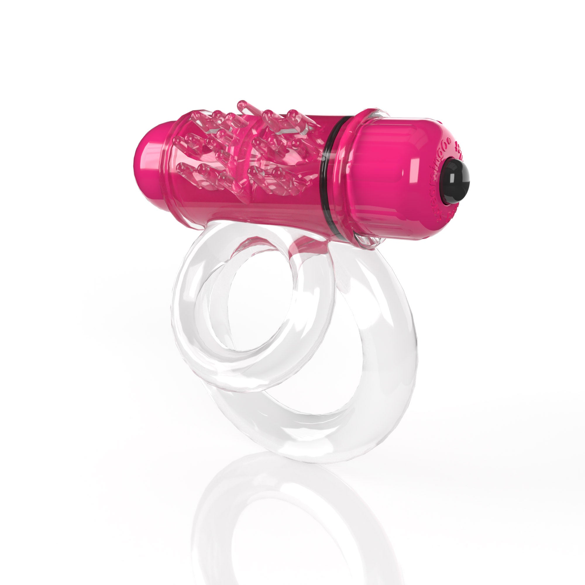 Screaming O 4T DoubleO 6 Strawberry – Super-Powered Vibrating Double Ring Cock Rings Vibrating
