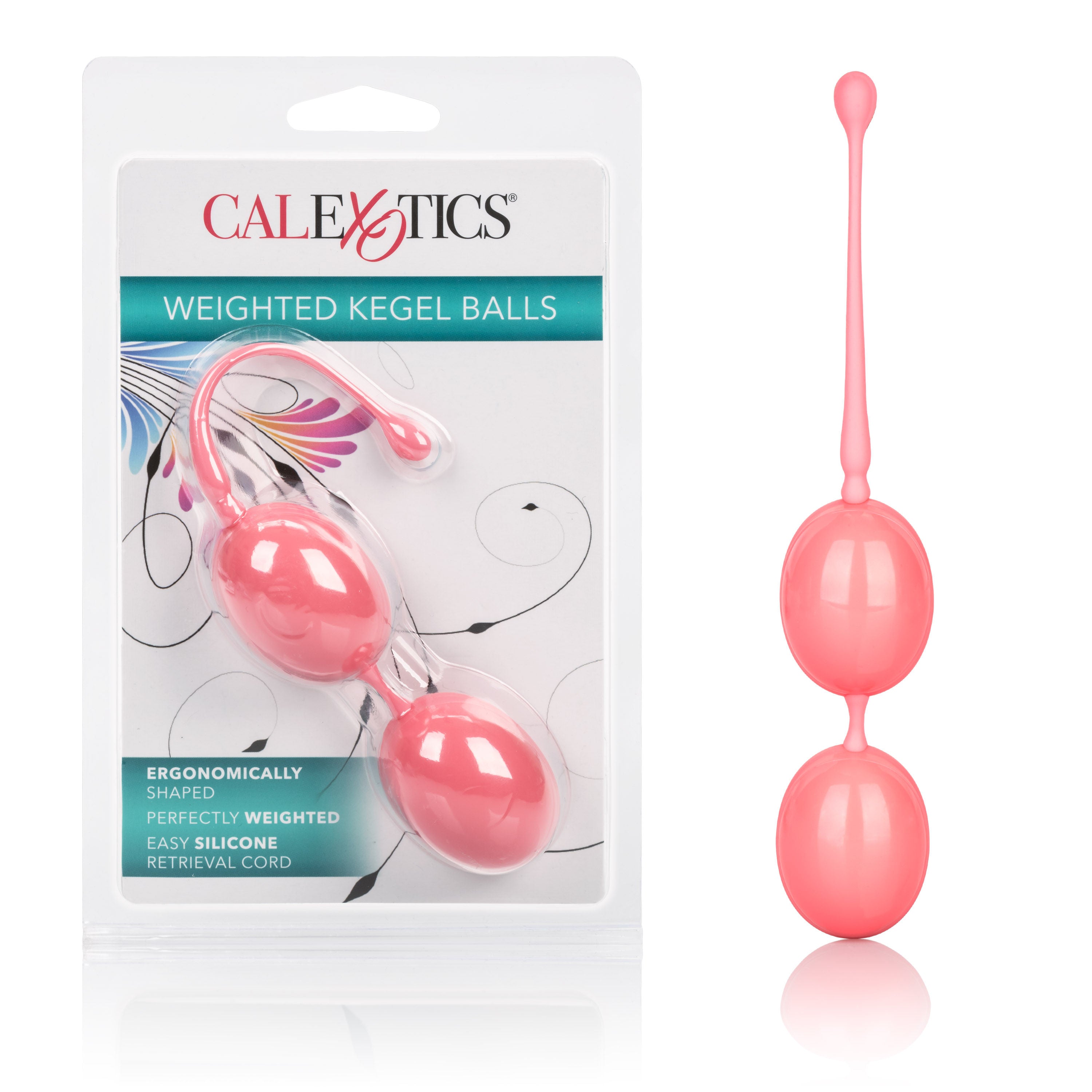 Weighted Kegel Balls Ergonomic Design Pelvic Strengthening Exercise Tool Pink > Sex Toys For Ladies > Kegel Exercise