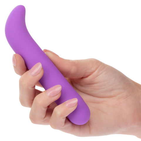 Bliss Liquid Silicone Mini G Vibe Purple USB Rechargeable 10 Speeds BULLETS