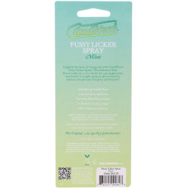 GoodHead Pussy Licker Spray Mint 29 ml Bottle for Intimate Pleasure Oral Gels & Sprays