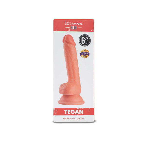 Realistic Raw Tegan 6" Dildo Light Skin Tone Beige > Dildos > Realistic Dildos