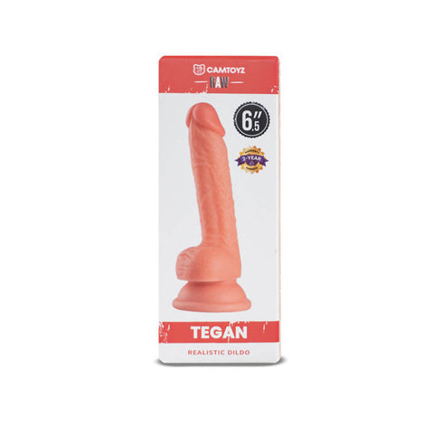 Realistic Raw Tegan Dildo Light Skin Tone for Intimate Use Beige Dongs Realistic