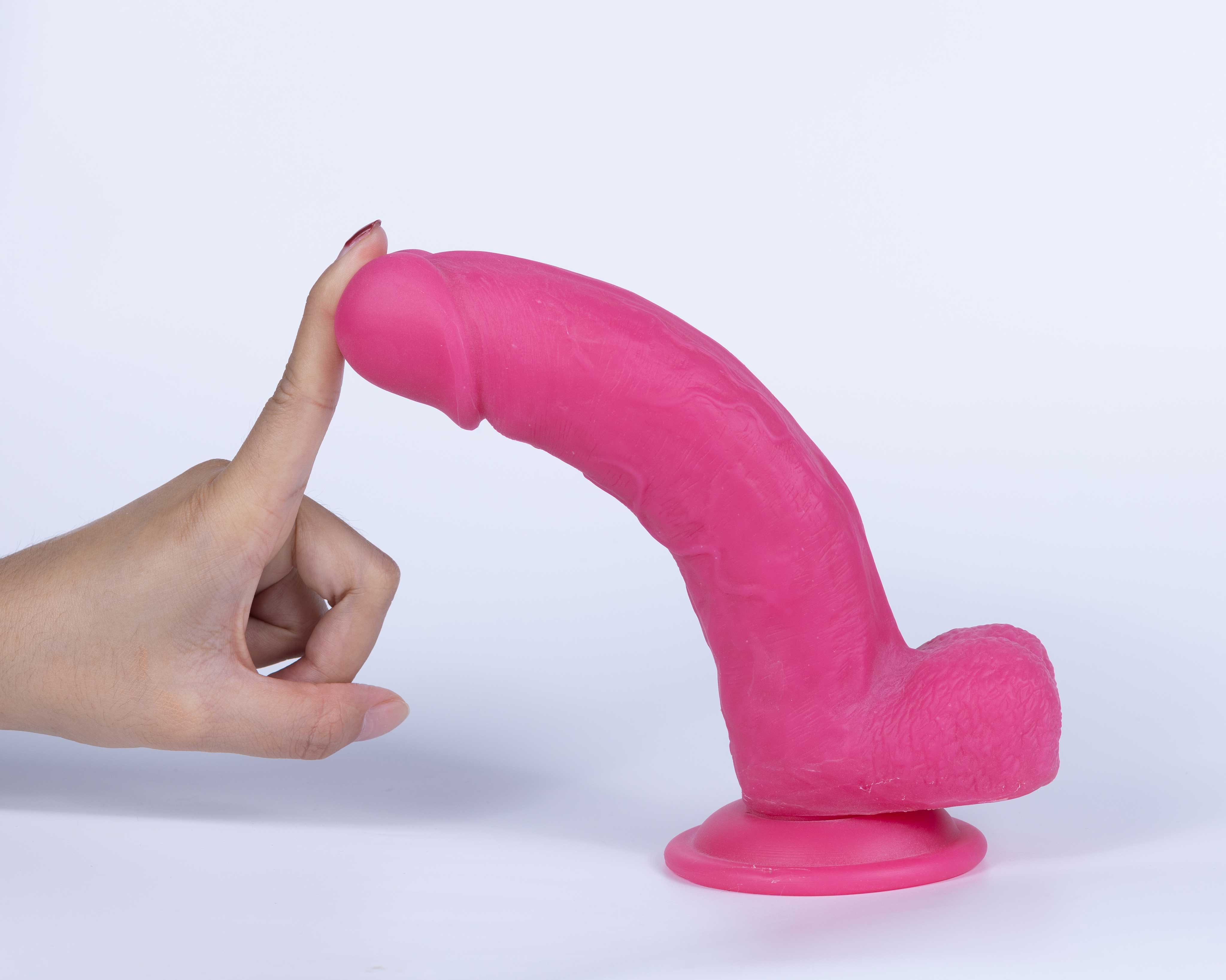 Mr. Pink 7.5 Inch Dual Density Sliding-Skin Dildo – Lifelike Dildo Pink > Realistic Dildos and Vibes > Realistic Dildos