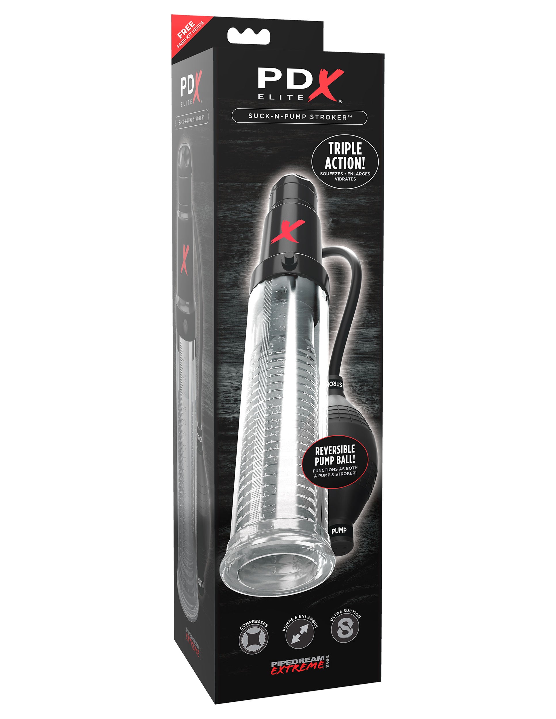 Pdx Elite Suck-N-Pump – Rechargeable Erection Pump Stroker PUMPS Male Electric