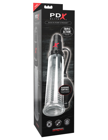 Pdx Elite Suck-N-Pump – Rechargeable Erection Pump Stroker PUMPS Male Electric