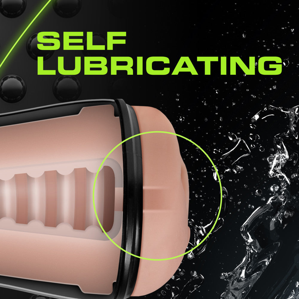 M for Men Soft and Wet Self Lubricating Stroker Cup Vanilla > Sex Toys For Men > Masturbators Cup