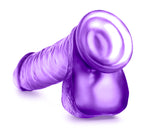 B Yours Sweet N Hard (Purple) 7.75 Inch Dildo with Suction Cup Mount Purple > Dildos > Realistic Dildos