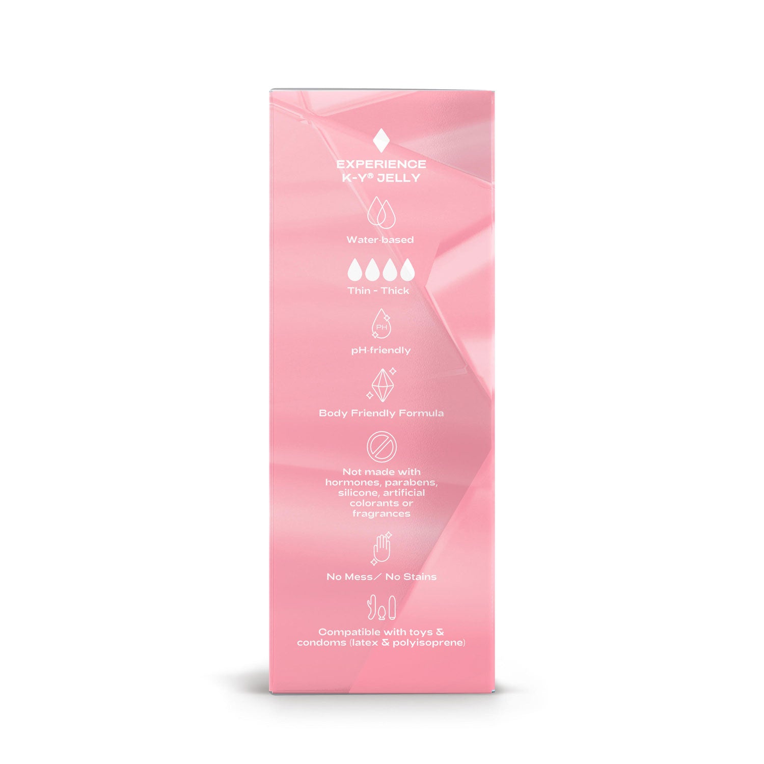 K-Y Jelly 4 Oz Water-Based Personal Lubricant Tube Large Size Water Based Lube