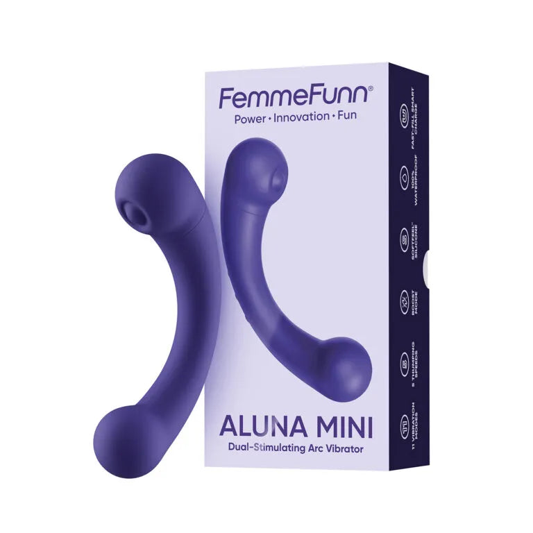 Aluna Mini – Waterproof Silicone Rechargeable Vibrator Dark Purple > Vibrators > Standard Vibrators Main image