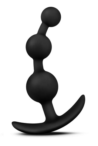 Blush Luxe Be Me 3 Anal Plug Black Premium Silicone Toy Black > Anal Range > Anal Beads