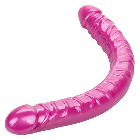 Size Queen 17 Inch Double-Ended Blue Dildo for Intimate Play Double Dongs