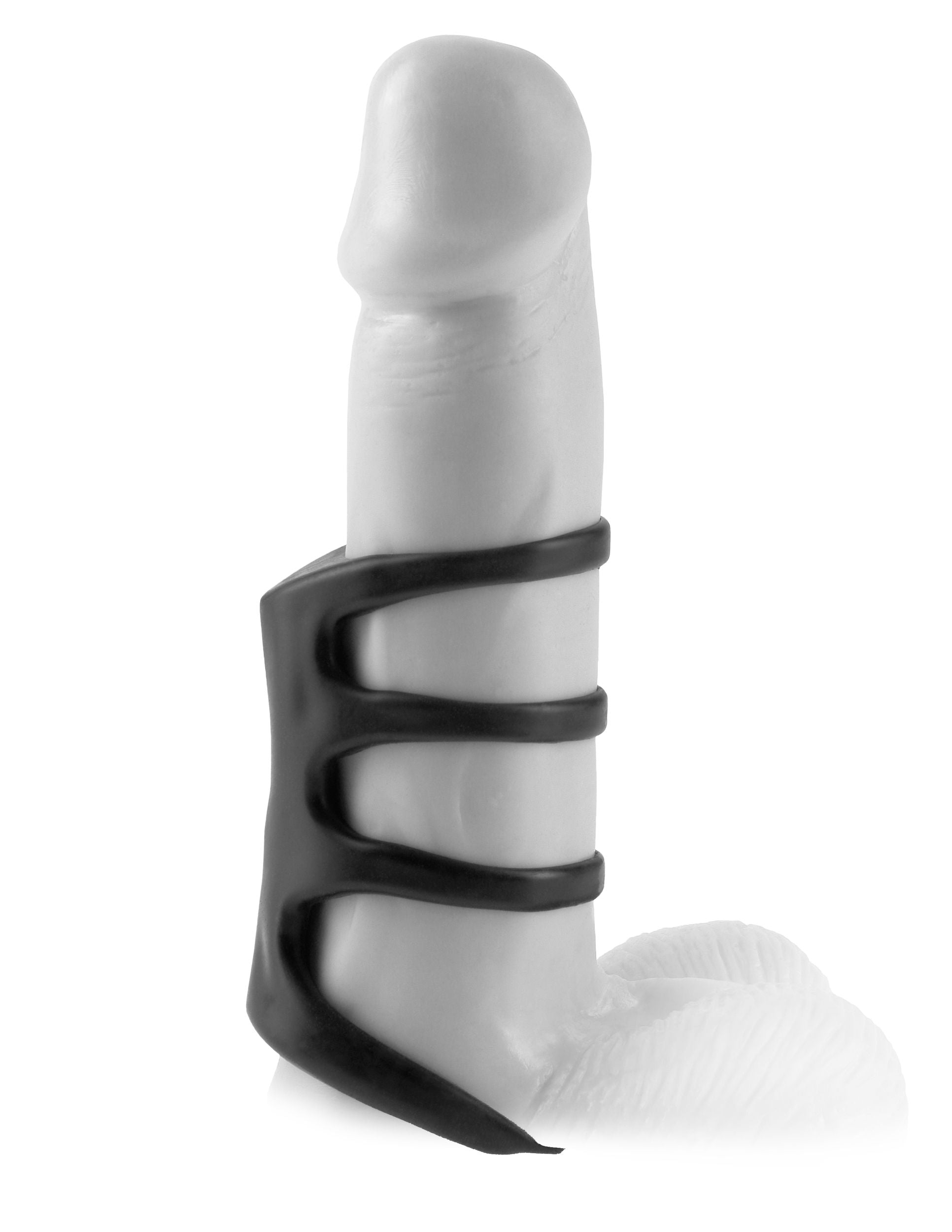 Fantasy X-Tensions Vibrating Power Cage Ring for Enhanced Pleasure Cages