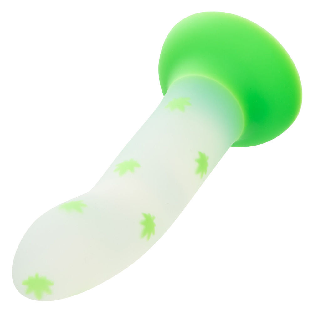 CalExotics Glow Stick Leaf Green Bendable Silicone Adult Toy DONGS