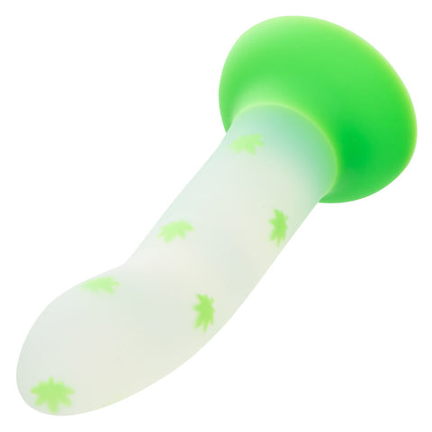 CalExotics Glow Stick Leaf Green Bendable Silicone Adult Toy DONGS