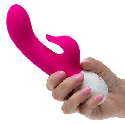 Basic Essentials Rechargeable Dual Pleaser Vibrator Pink Edition Vibrators