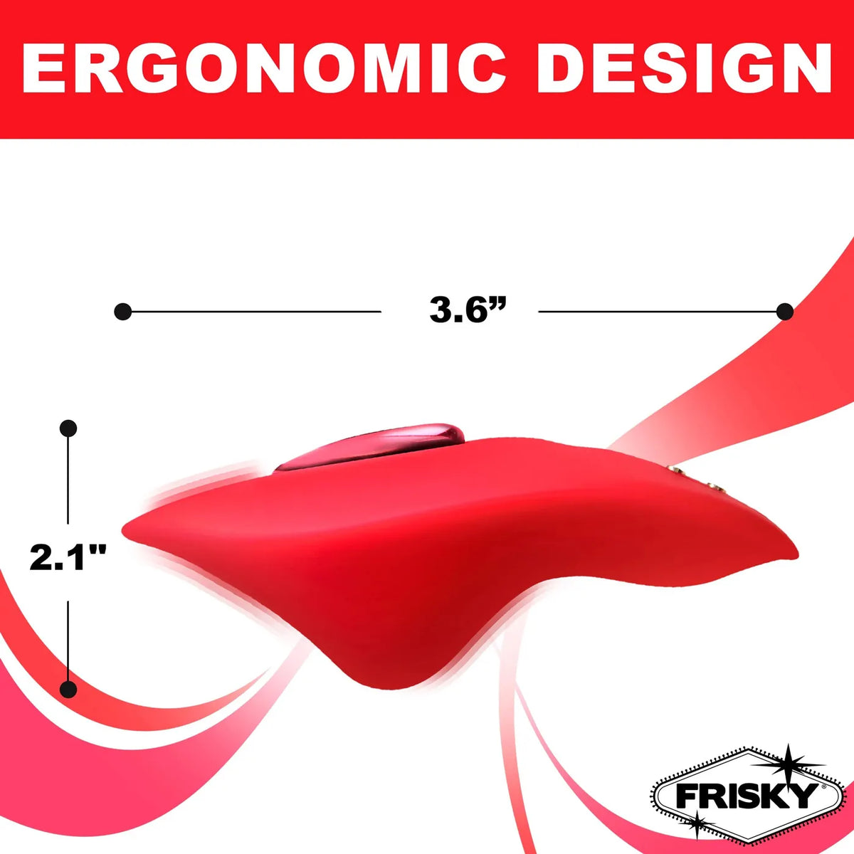 Love Connection Silicone Panty Vibe (Red) – Remote-Controlled Panty Vibrator > Sex Toys For Ladies > Panty Vibes