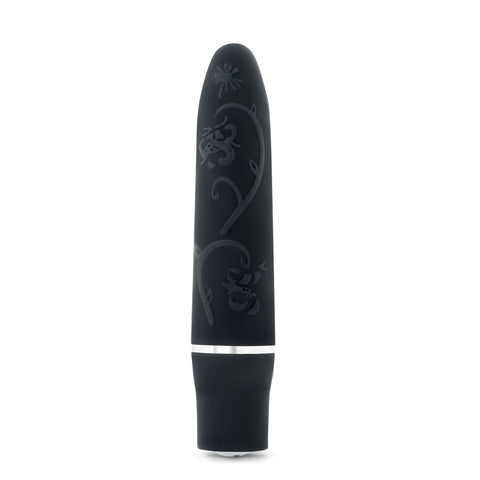 Rose Bliss Mini Vibe Black Travel Vibrator Phthalate Free Black BULLETS