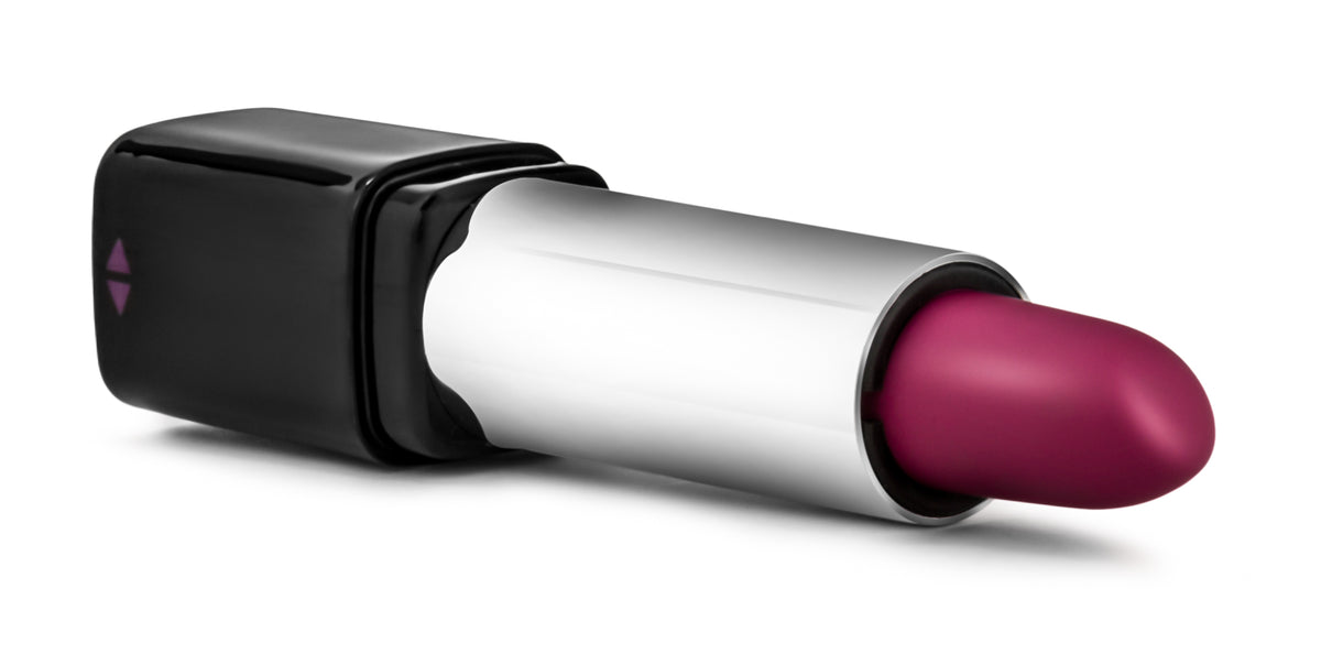 Rose Lipstick Vibe Black 4 Inch Compact Pleasure Toy > Vibrators > Mini Vibrators