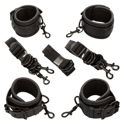 Nocturnal Collection Black Bed Restraints for Intimate Play Restraints