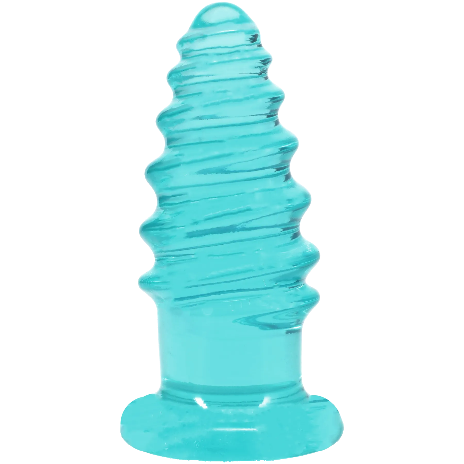 Crystal Jellies Anal Twist 7-Inch Flexible Anal Toy