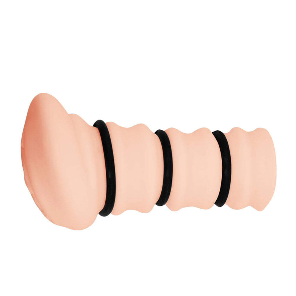 Ressi Flesh 3D Vagina (White) – Realistic Masturbator Sleeve > Sex Toys For Men > Masturbators > Manual