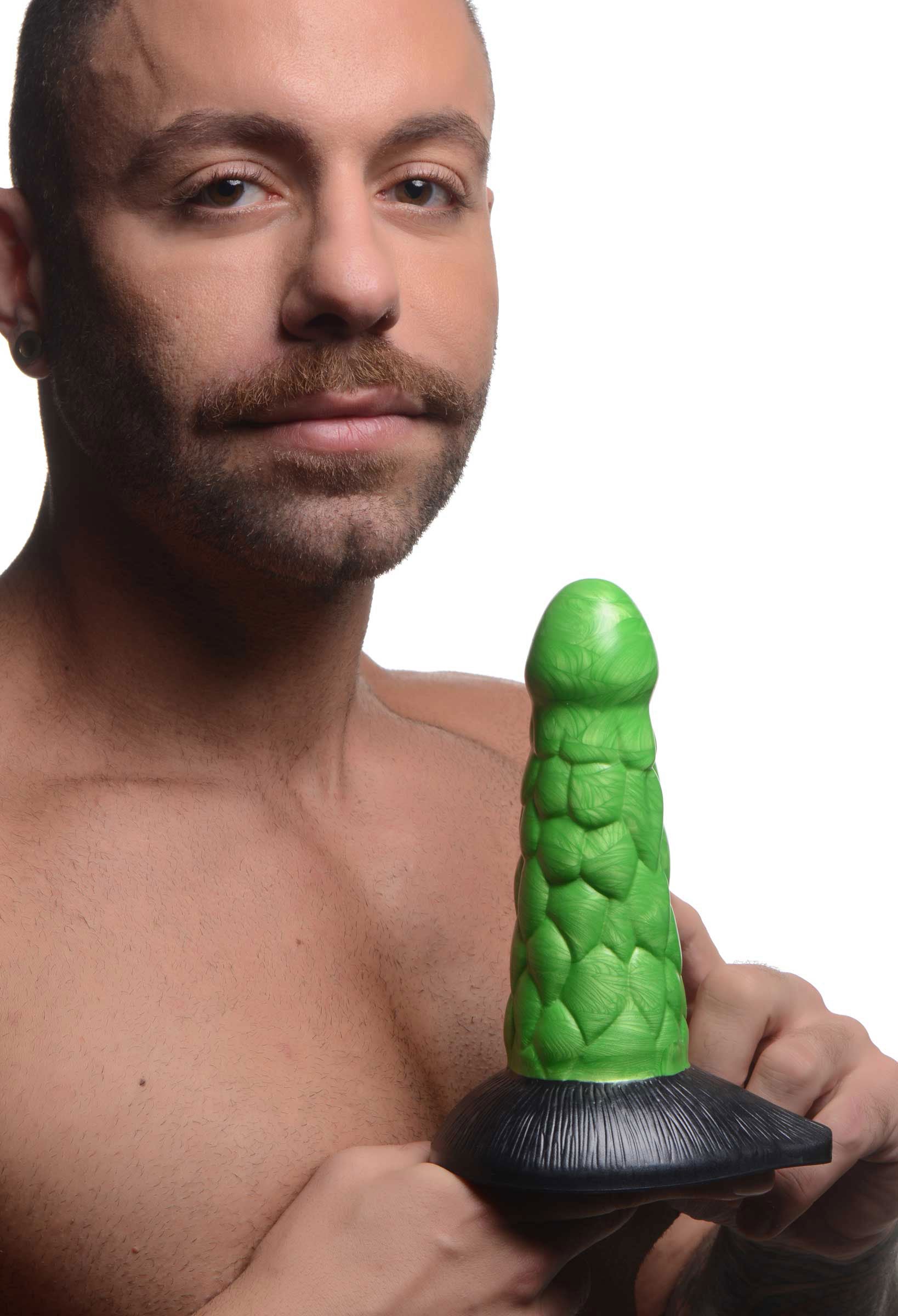 Creature Cocks Radioactive Reptile Thick Scaly Silicone Dildo Fantasy Dongs