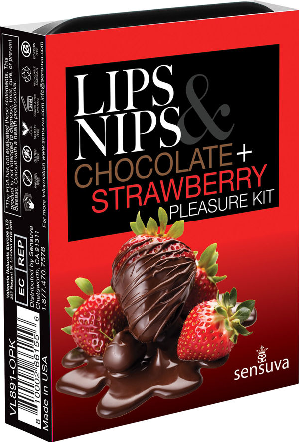 Lips and Nips Chocolate Peppermint Pleasure Kit for Adults Perfume Spray