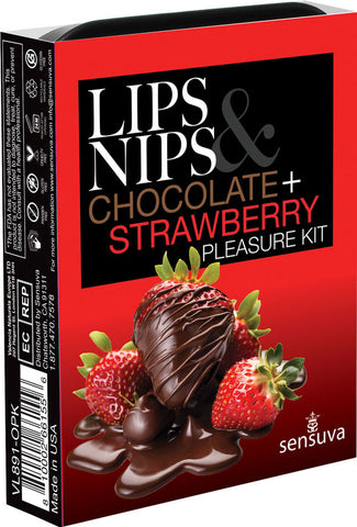 Lips and Nips Chocolate Peppermint Pleasure Kit for Adults Perfume Spray