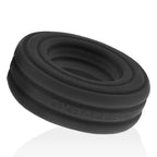 Roto Grooved Gripper-Ribbed Cockring Black Fog > Cock Ring > Single