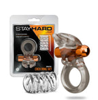 Stay Hard Vibrating Cock Ring Set With Textured Sleeve – Vibrating Cock Ring Set Multi > Cock Ring > Vibrating
