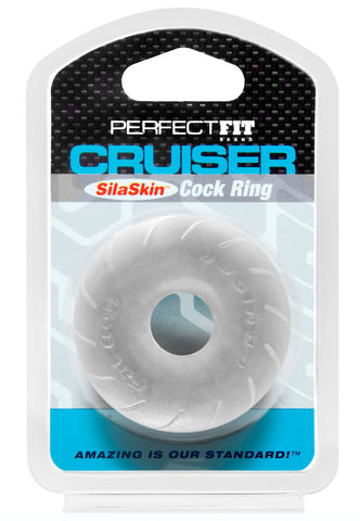 Cruiser Ring SilaSkin Clear 2.5 Inch – Stretchy Cock Ring > Cock Ring > Single