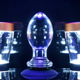 Gender X Crystal Ball -  Glass  Butt Plug with Suction Base