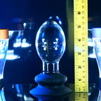 Gender X Crystal Ball - Glass Butt Plug with Suction Base 10.1cm > Glass > Toys