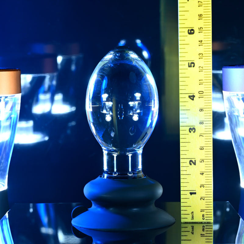 Gender X Crystal Ball - Glass Butt Plug with Suction Base 10.1cm > Glass > Toys
