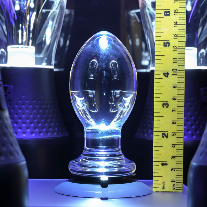 Gender X Crystal Ball - Glass Butt Plug with Suction Base 10.1cm > Glass > Toys